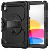 Tech-Protect Solid Apple iPad 11 2025 / 10.9 2022 tablet tok kitámasztóval, fekete
