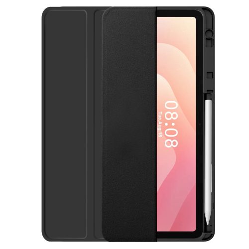 Tech-Protect Sc Pen Samsung Galaxy Tab S11 oldalra nyíló, kitámasztható mappa tok ceruza tartóval, fekete