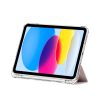 Tech-Protect Sc Pen Hybrid Apple iPad 11 2025 / 10.9 2022 oldalra nyíló, kitámasztható mappa tok ceruza tartóval, rózsaszín