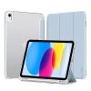 Tech-Protect Sc Pen Hybrid Apple iPad 11 2025 / 10.9 2022 oldalra nyíló, kitámasztható mappa tok ceruza tartóval, világoskék