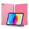 Tech-Protect Sc Pen Hybrid Apple iPad 11 2025 / 10.9 2022 oldalra nyíló, kitámasztható mappa tok ceruza tartóval, kristály magenta