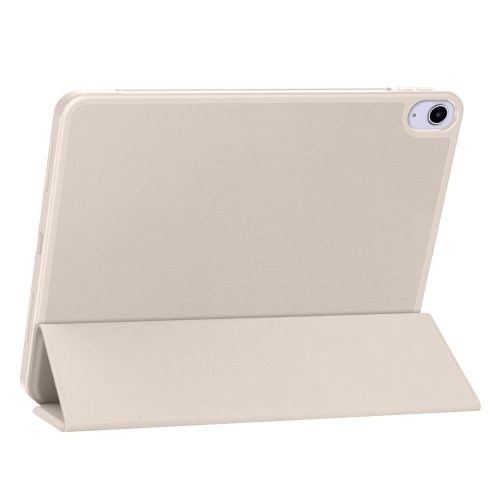 Tech-Protect Sc Pen Apple Air 11 (2024 / 2025) / iPad Air 4 / 5 (2020 / 2022) oldalra nyíló, kitámasztható mappa tok ceruza tartóval, bézs