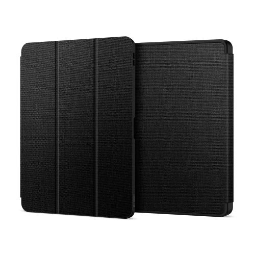Tech-Protect Sc Pen Canvas Apple iPad 11 2025 / 10.9 2022 oldalra nyíló, kitámasztható mappa tok ceruza tartóval, fekete