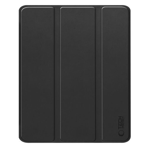Tech-Protect Sc Pen Apple iPad Air 13 (2024 / 2025) oldalra nyíló, kitámasztható mappa tok ceruza tartóval, fekete