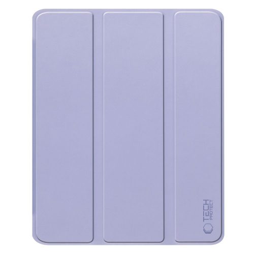 Tech-Protect Sc Pen Apple iPad Air 13 (2024 / 2025) oldalra nyíló, kitámasztható mappa tok ceruza tartóval, lila