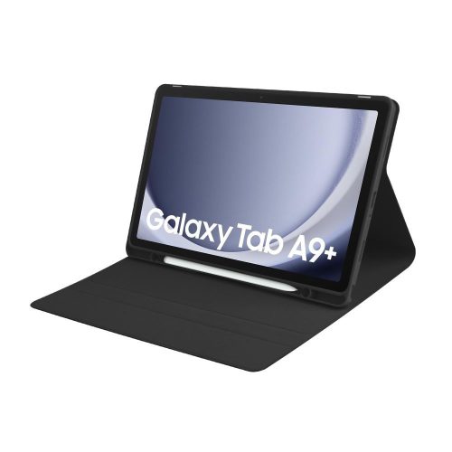 Tech-Protect Sc Pen Samsung Galaxy Tab A9+ oldalra nyíló, kitámasztható mappa tok ceruza tartóval, billentyűzettel, fekete