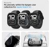 Spigen EliteShield EZ Fit Apple Watch 11 / Watch 10 42mm kijelzővédő fólia felhelyező kerettel (2db)