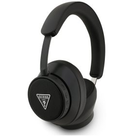   Guess PU Saffiano Triangle Logo ENC TWS vezeték nélküli fejhallgató, fekete