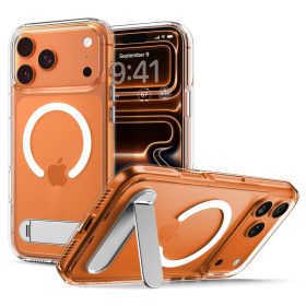  Spigen Ultra Hybrid S MagFit Apple iPhone 17 Pro tok, MagSafe, Clear White, átlátszó-fehér