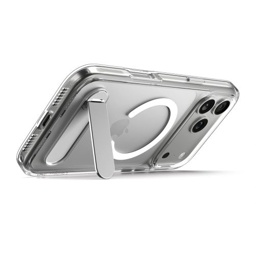 Spigen Ultra Hybrid S MagFit Apple iPhone 17 Pro tok, MagSafe, Clear White, átlátszó-fehér