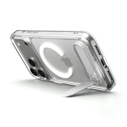 Spigen Ultra Hybrid S MagFit Apple iPhone 17 Pro Max tok, MagSafe, Clear White, átlátszó-fehér