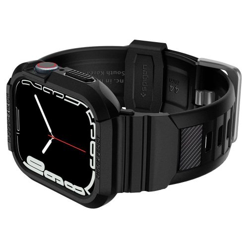 Spigen Rugged Armor Pro Apple Watch 9 / 8 / 7 / 6 / SE ( 3 / 2 / 1 Gen) 44mm / 45mm tok, fekete