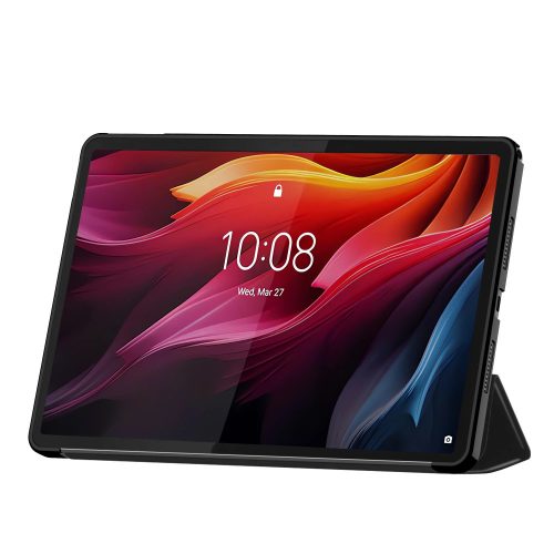 Tech-Protect Lenovo Tab K11 Plus oldalra nyíló, kitámasztható mappa tok, fekete