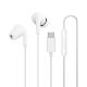 Xiaomi Vezetékes USB-C headset / fülhallgató hangerőszabályzóval, mikrofonnal, fehér