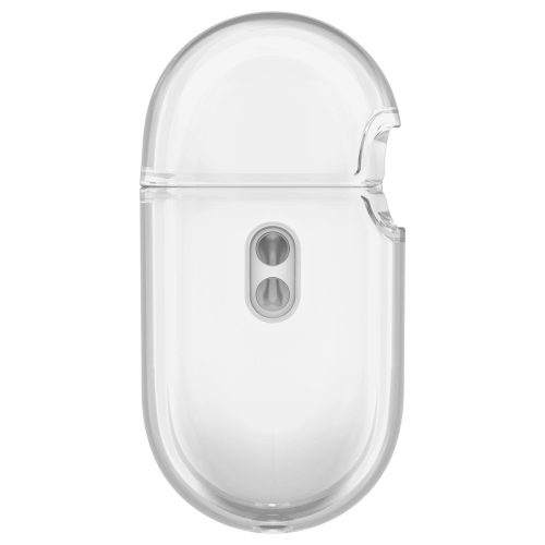 Spigen Liquid Crystal Apple Airpods Pro 3 szilikon tok, csuklópánttal, Crystal Clear, átlátszó