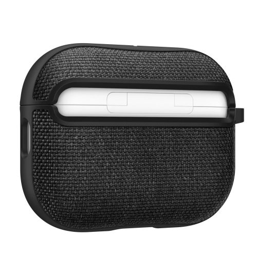 Spigen Urban Fit Apple AirPods Pro 3 tok, karabinerrel, Black, fekete