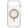Uniq Swivix Apple iPhone Air (2025) tok 360 fokban állítható kitámasztóval, átlátszó-arany
