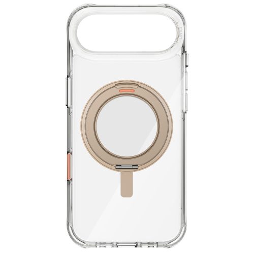 Uniq Swivix Apple iPhone Air (2025) tok 360 fokban állítható kitámasztóval, átlátszó-arany