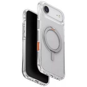   Uniq Swivix Apple iPhone Air (2025) tok 360 fokban állítható kitámasztóval, átlátszó