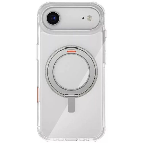Uniq Swivix Apple iPhone Air (2025) tok 360 fokban állítható kitámasztóval, átlátszó