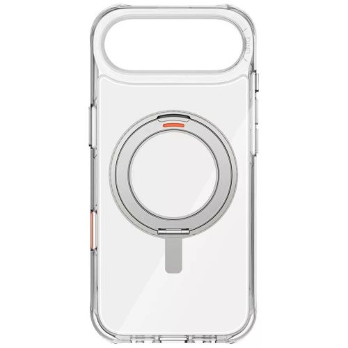 Uniq Swivix Apple iPhone Air (2025) tok 360 fokban állítható kitámasztóval, átlátszó