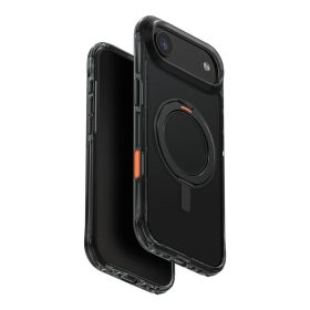   Uniq Swivix Apple iPhone Air (2025) tok 360 fokban állítható kitámasztóval, fekete