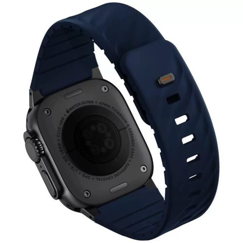 Uniq Fluo Apple Watch 40/41/42/44/45/46/49mm mágneses szíj, kék