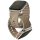 Uniq Fluo Apple Watch 40/41/42/44/45/46/49mm mágneses szíj, bézs