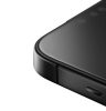 Uniq Optix ExoFit Vivid Apple iPhone 17 tempered glass kijelzővédő üvegfólia felhelyező kerettel, átlátszó