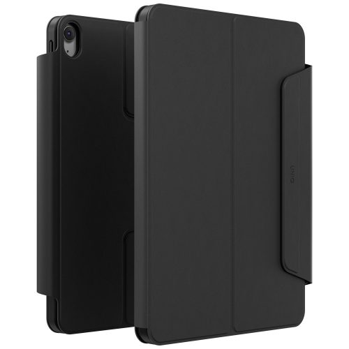 Uniq Rovus 360 Apple iPad Air 11 (2025 / 2024) / Air 5 / 4 mágneses tok kitámasztóval, 360 fokban forgatható, fekete