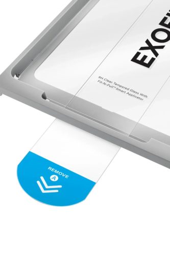 Uniq Optix Exofit Apple iPad Air 11 (2025 / 2024) / Air 5 / 4 tempered glass kijelzővédő fólia felhelyező kerettel