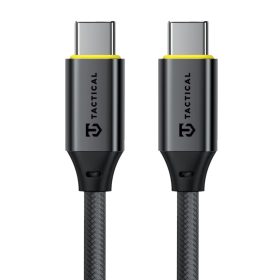   Tactical Fast Rope Aramid 2.0 USB-C-USB-C töltő- és adatkábel, szőtt, 2m, fekete
