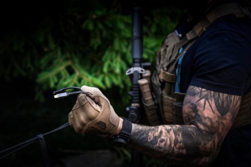 Tactical Fast Rope Aramid 2.0 USB-A-USB-C töltő- és adatkábel, szőtt, 1m, fekete