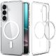 Spigen Ultra Hybrid MagFit Samsung Galaxy S26 Plus tok, Clear White, átlátszó-fehér