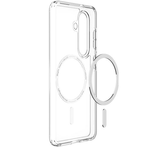 Spigen Ultra Hybrid MagFit Samsung Galaxy S26 Plus tok, Clear White, átlátszó-fehér