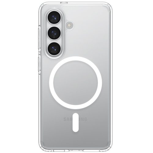 Spigen Ultra Hybrid MagFit Samsung Galaxy S26 tok, Clear White, átlátszó-fehér