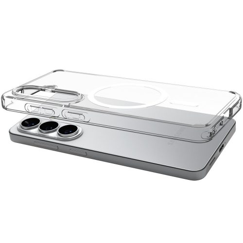 Spigen Ultra Hybrid MagFit Samsung Galaxy S26 tok, Clear White, átlátszó-fehér
