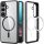 Spigen Ultra Hybrid MagFit Samsung Galaxy S26 Plus tok, Matte Black, átlátszó-fekete