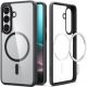 Spigen Ultra Hybrid MagFit Samsung Galaxy S26 Plus tok, Matte Black, átlátszó-fekete