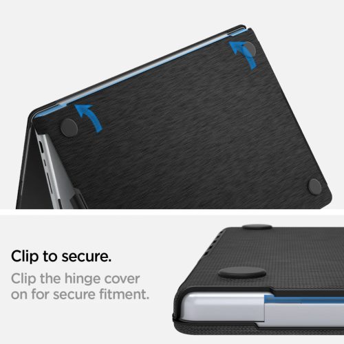 Spigen Urban Fit Macbook Pro 14" tok, fekete