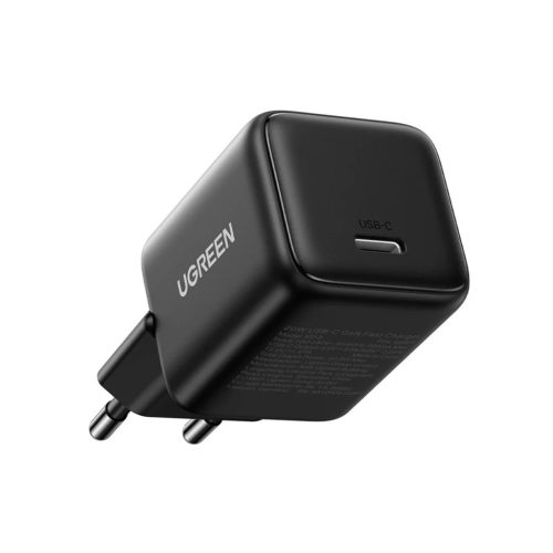 Ugreen X512 USB-C hálózati töltő adapter, GaN, 20W, fekete