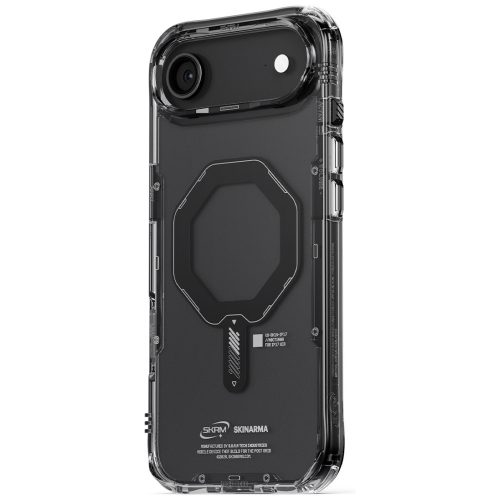 Skinarma Saido Apple iPhone 17 Air (2025) mágneses tok, Magsafe kompatibilis, fekete