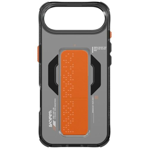 Skinarma Haxa Apple iPhone Air (2025) mágneses tok kitámasztóval, Magsafe kompatibilis, fekete