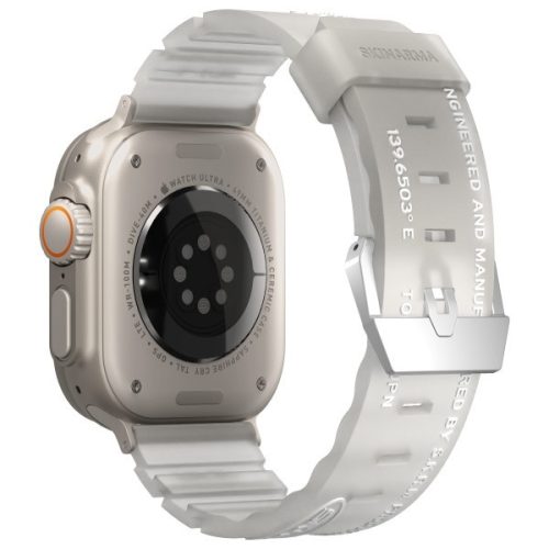 Skinarma Kobu Apple Watch állítható szíj, 49/45/44/42MM, frost (fehér)