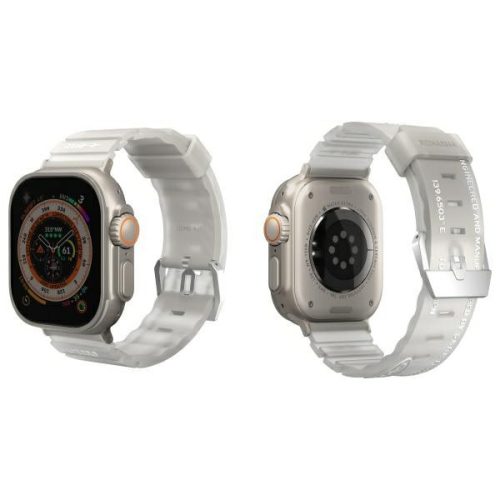 Skinarma Kobu Apple Watch állítható szíj, 49/45/44/42MM, frost (fehér)