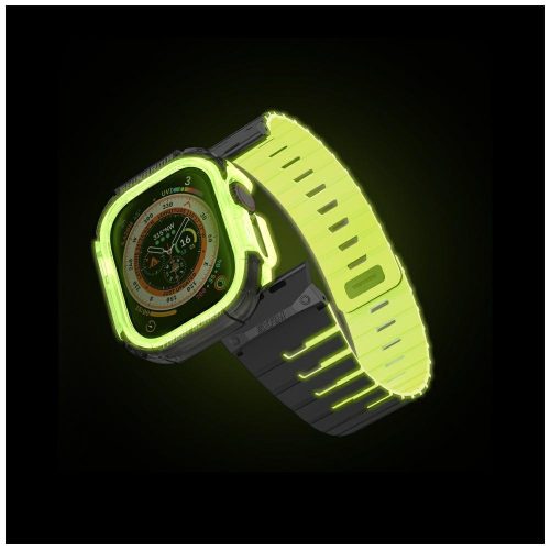 Skinarma Gemini Apple Watch Apple Watch 11 / Watch 10 46mm tok + szíj, mágneses niteglow (sötétben világító)