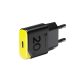Tactical Minimi USB-C gyorstöltő adapter, kompakt, GaN, 20W, sárga-fekete