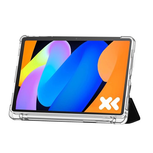 Tech-Protect SC Pen Hybrid Lenovo Idea Tab 11" / K11 2.gen oldalra nyíló, kitámasztható mappa tok, fekete-átlátszó