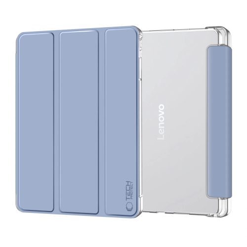 Tech-Protect SC Pen Hybrid Lenovo Idea Tab 11" / K11 2.gen oldalra nyíló, kitámasztható mappa tok, kék-átlátszó