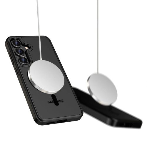 Tech-Protect Magmat Samsung Galaxy S25 FE hátlap tok, MagSafe, fekete